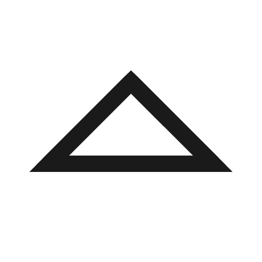 Caret up icon, solid style, from Line Awesome
