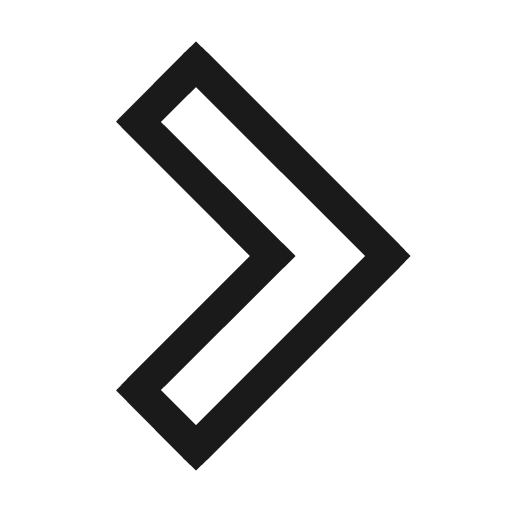 Chevron right icon, solid style, from Line Awesome