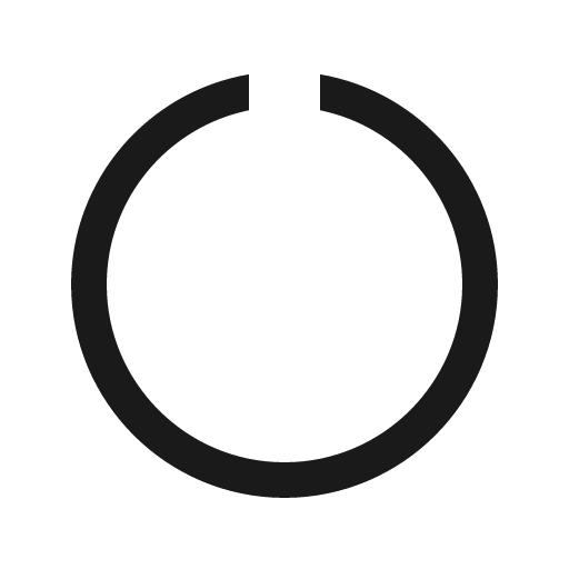 Circle notch icon, solid style, from Line Awesome