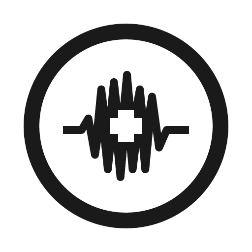 Creative commons sampling plus icon, solid style, from Line Awesome