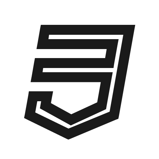 Css3 icon, solid style, from Line Awesome