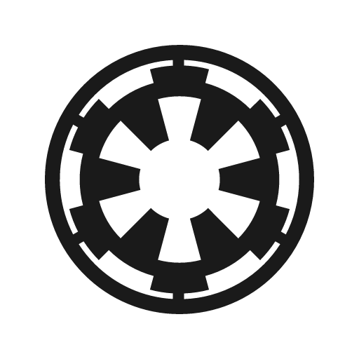Empire icon, solid style, from Line Awesome