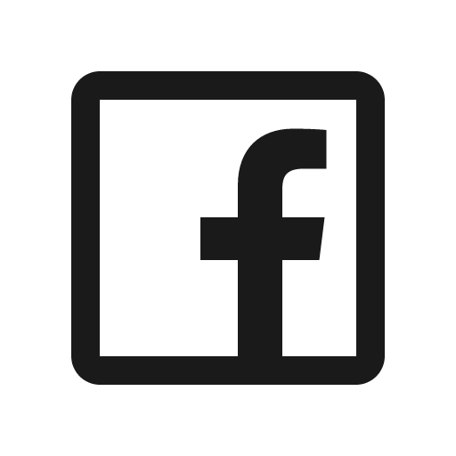 Facebook square icon, solid style, from Line Awesome