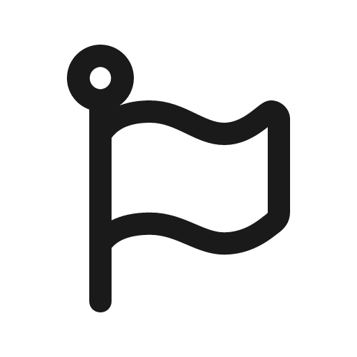 Font awesome flag icon, solid style, from Line Awesome