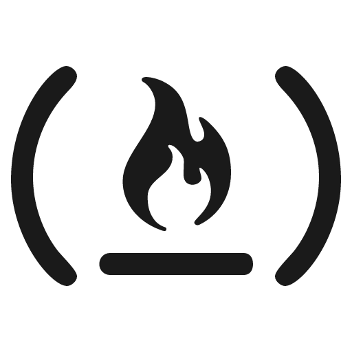 Free code camp icon, solid style, from Line Awesome