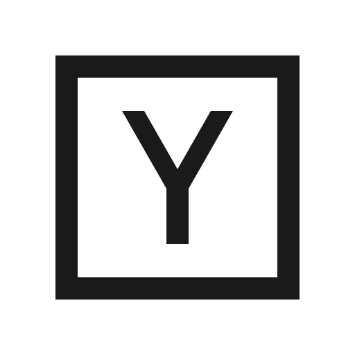 Hacker news square icon, solid style, from Line Awesome