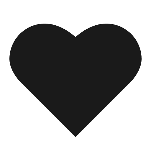 Heart solid icon, filled style, from Line Awesome