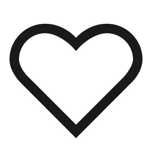 Heart icon, solid style, from Line Awesome