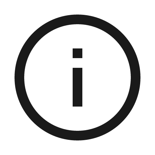 Info circle icon, solid style, from Line Awesome