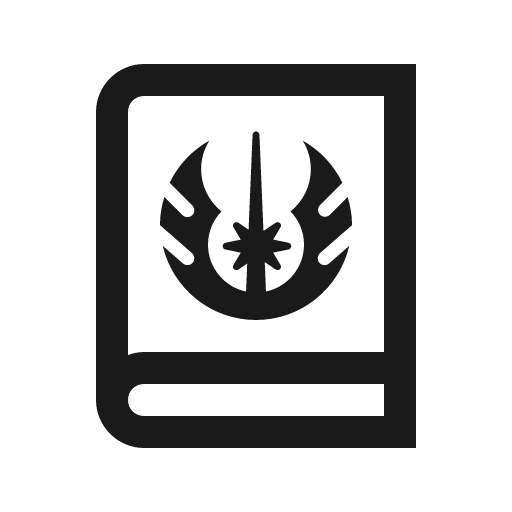 Journal whills icon, solid style, from Line Awesome