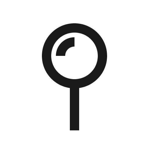 Map pin icon, solid style, from Line Awesome