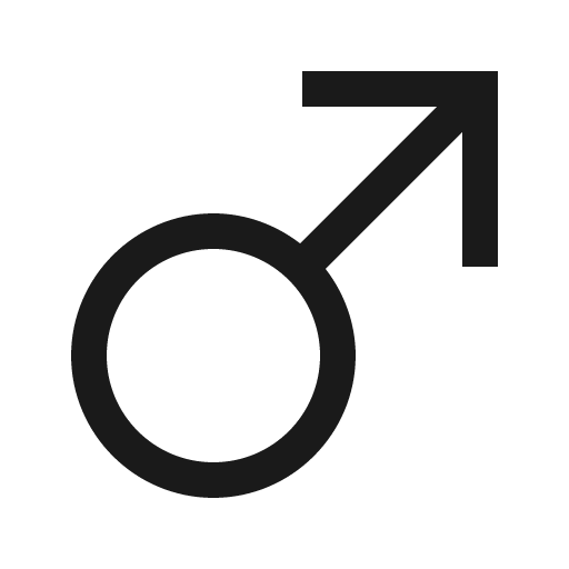 Mars icon, solid style, from Line Awesome