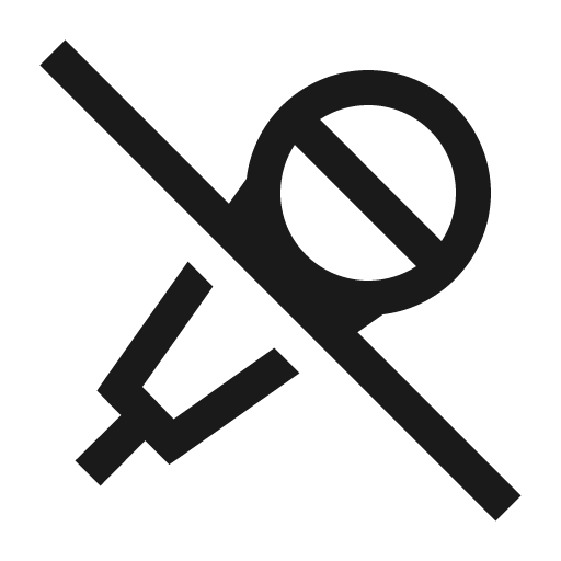 Microphone alt slash icon, solid style, from Line Awesome