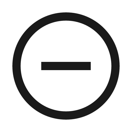Minus circle icon, solid style, from Line Awesome