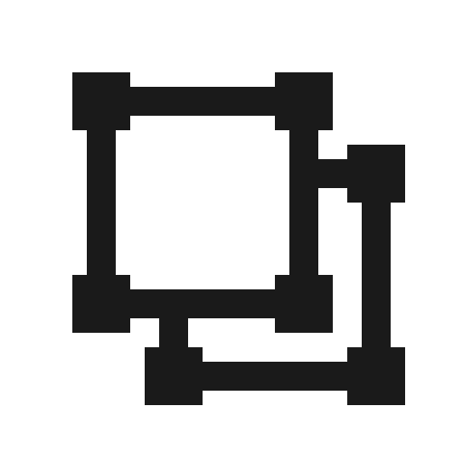 Object ungroup icon, solid style, from Line Awesome