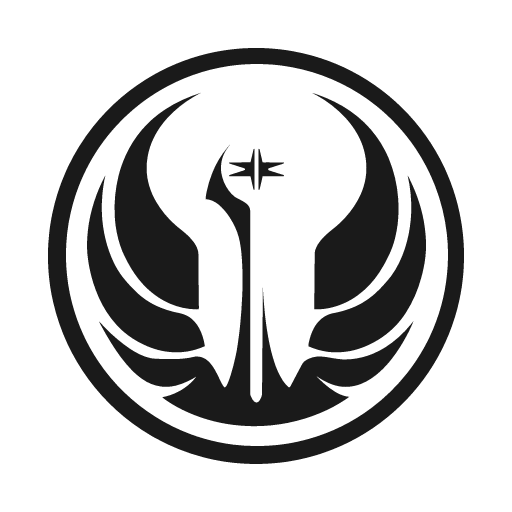 Old republic icon, solid style, from Line Awesome