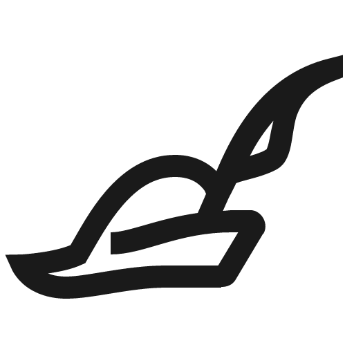 Pied piper hat icon, solid style, from Line Awesome