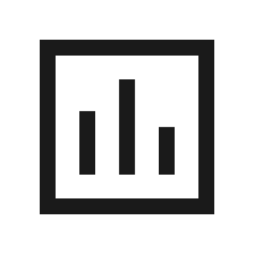 Poll icon, solid style, from Line Awesome