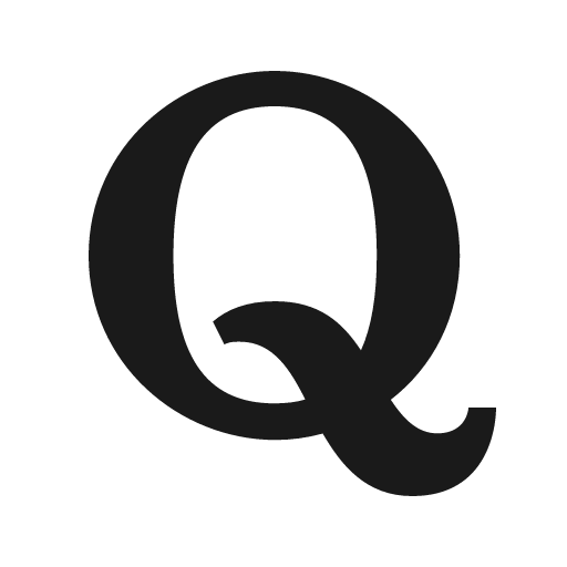 Quora icon, solid style, from Line Awesome
