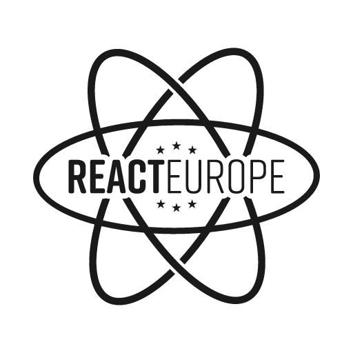 Reacteurope icon, solid style, from Line Awesome