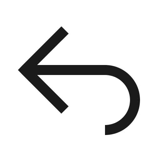 Reply icon, solid style, from Line Awesome