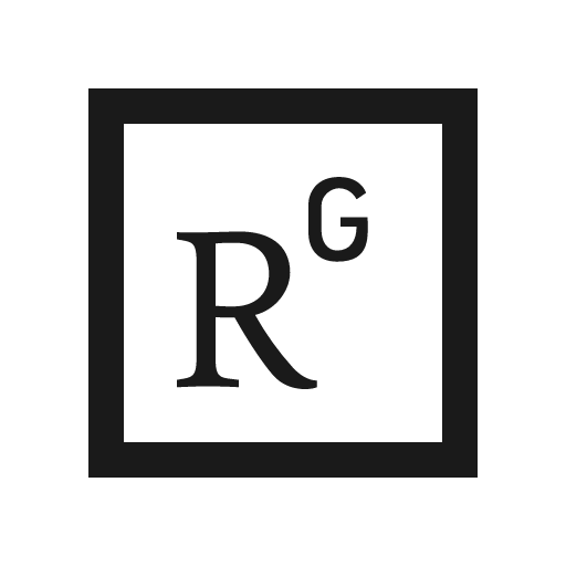 Researchgate icon, solid style, from Line Awesome