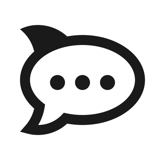 Rocketchat icon, solid style, from Line Awesome
