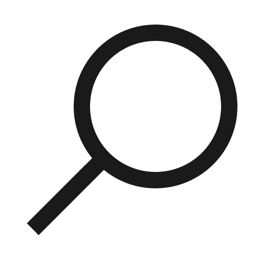 Search icon, solid style, from Line Awesome