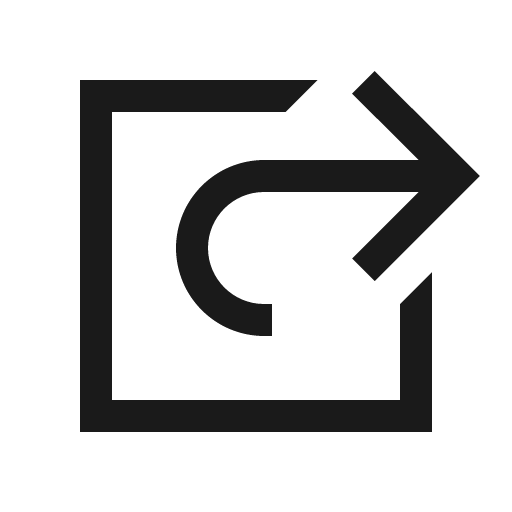 Share square solid icon, filled style, from Line Awesome
