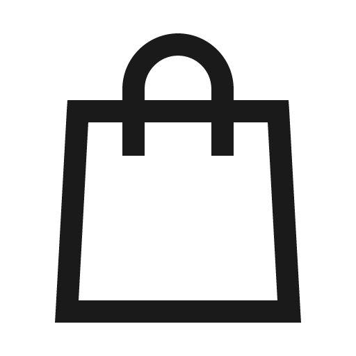 Shopping bag icon, solid style, from Line Awesome