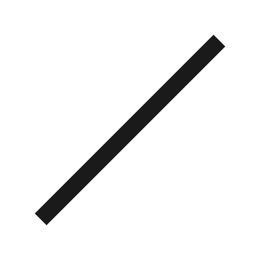 Slash icon, solid style, from Line Awesome
