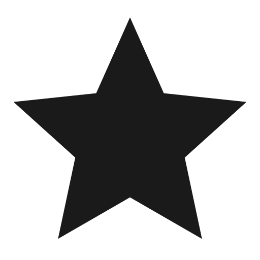 Star solid icon, filled style, from Line Awesome