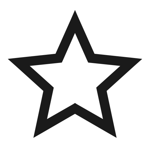 Star icon, solid style, from Line Awesome