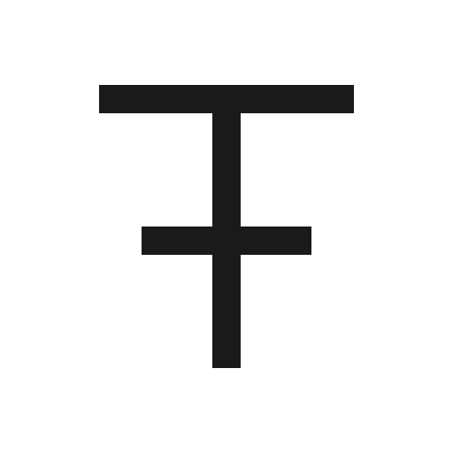 Strikethrough icon, solid style, from Line Awesome