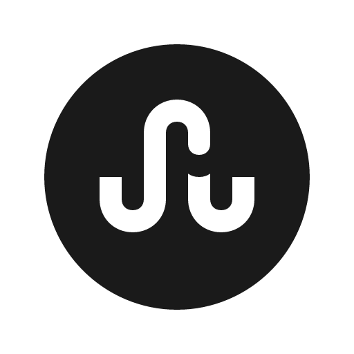 Stumbleupon circle icon, solid style, from Line Awesome