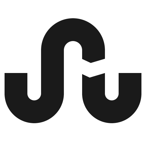 Stumbleupon icon, solid style, from Line Awesome