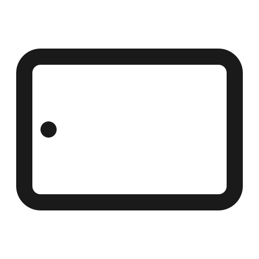 Tablet alt icon, solid style, from Line Awesome