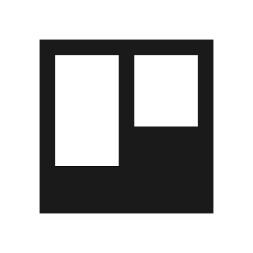 Trello icon, solid style, from Line Awesome
