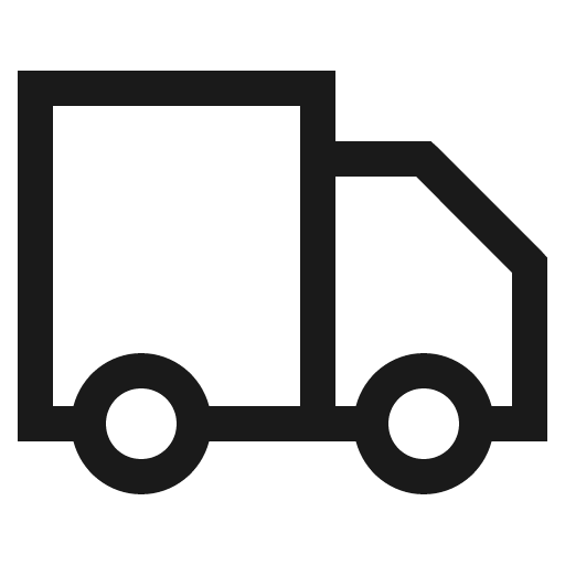 Truck moving icon, solid style, from Line Awesome