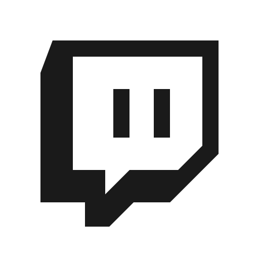 Twitch icon, solid style, from Line Awesome