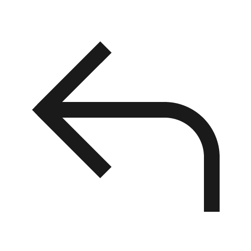 Undo icon, solid style, from Line Awesome