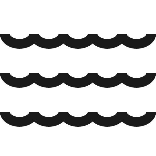 Water icon, solid style, from Line Awesome