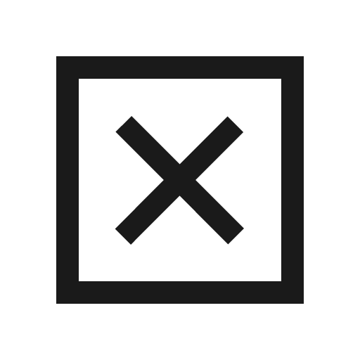 Window close solid icon, filled style, from Line Awesome