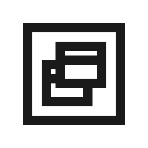 Window restore icon, solid style, from Line Awesome