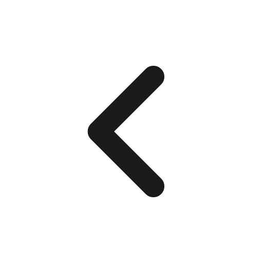 Chevron small left icon, line style, from Material Line Icons