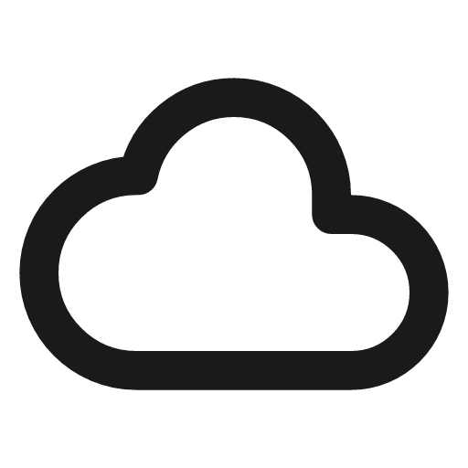 Cloud alt tags loop icon, line style, from Material Line Icons