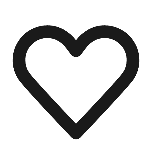 Heart twotone icon, two-tone style, from Material Line Icons