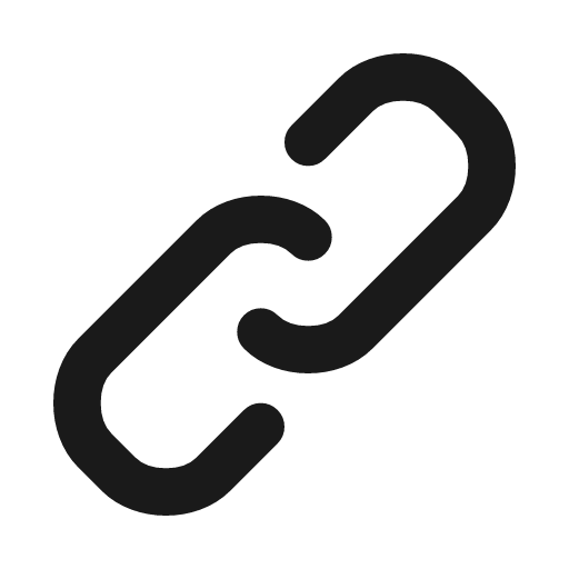 Link icon, line style, from Material Line Icons