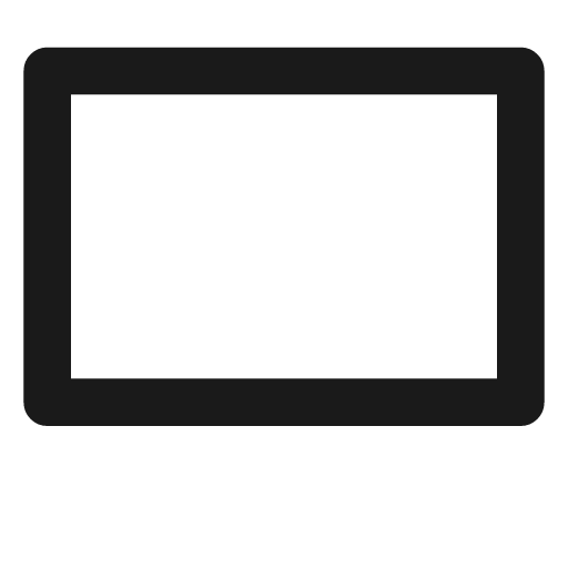 Monitor arrow up icon, line style, from Material Line Icons