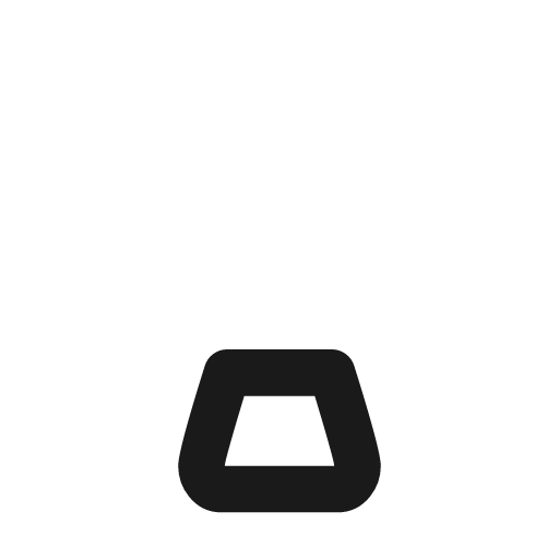 Mushroom off icon, line style, from Material Line Icons